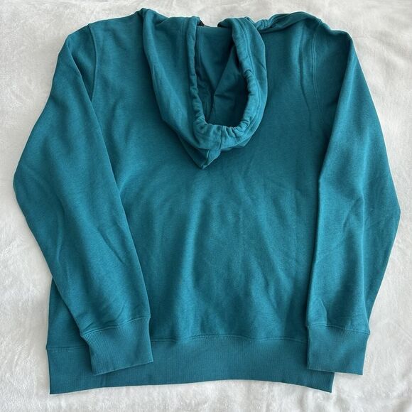 The North Face Hoodie Mens Large Half Dome Fleece Logo Pullover Shady Blue - Picture 5 of 9